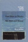 Buchcover Faan Stian an Weeder /Von Stein und Wasser