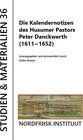 Buchcover Die Kalendernotizen des Husumer Pastors Peter Dankwerth (1611-1652)