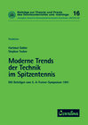 Buchcover Moderne Trends der Technik im Spitzentennis