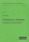 Buchcover Ermüdung im Volleyball