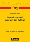 Buchcover Sportwissenschaft rund um den Fussball