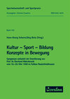 Buchcover Kultur - Sport - Bildung