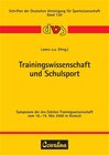 Buchcover Trainingswissenschaft und Schulsport