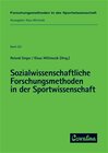 Buchcover Sozialwissenschaftliche Forschungsmethoden in der Sportwissenschaft