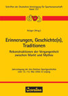 Buchcover Erinnerungen, Geschichte(n), Traditionen