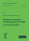 Buchcover Volleyball international in Forschung und Lehre 2006