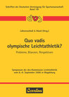 Buchcover Quo vadis olympische Leichtathletik?