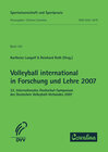 Buchcover Volleyball international in Forschung und Lehre 2007