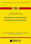 Buchcover Kampfkunst und Kampfsport in Forschung und Lehre 2011