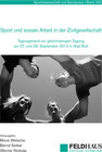 Buchcover Sport und Soziale Arbeit in der Zivilgesellschaft