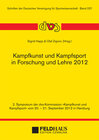 Buchcover Kampfkunst und Kampfsport in Forschung und Lehre 2012