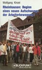 Buchcover Rheinhausen: Beginn eines neuen Aufschwungs der Arbeiterbewegung?