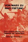 Buchcover Von Marx zu Mao Tsetung