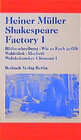 Buchcover Shakespeare Factory 1