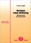 Buchcover Europas neue Ordnung