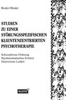 Buchcover Studien zu einer störungsspezifischen klientenzentrierten Psychotherapie