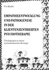 Buchcover Empathieentwicklung und Pathogenese in der klientenzentrierten Psychotherapie