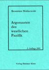 Buchcover Argonauten des westlichen Pazifik