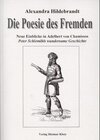 Buchcover "Die Poesie des Fremden. Neue Einblicke in Adelbert von Chamissos... / "Die Poesie des Fremden. Neue Einblicke in Adelbe
