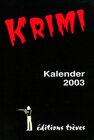 Buchcover Krimi-Kalender 2003