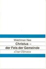 Buchcover Christus - der Fels der Gemeinde