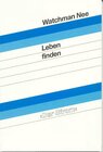Buchcover Leben finden (1)