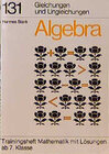 Buchcover Algebra - Gleichungen und Ungleichungen