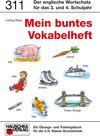 Buchcover Englisch - Mein buntes Vokabelheft 3./4. Klasse