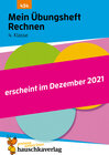 Buchcover Mein Übungsheft Rechnen 4. Klasse, A5-Heft