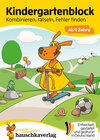 Buchcover Kindergartenblock ab 4 Jahre - Kombinieren, rätseln, Fehler finden