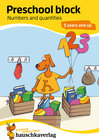 Buchcover Preschool Activity Book for 5 Years - Boys and Girls - Numbers and quantities