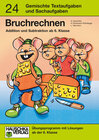 Buchcover Bruchrechnen - Addition und Subtraktion ab 6. Klasse