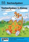 Buchcover Textaufgaben 5. Klasse