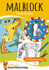 Buchcover Malblock - Tiere im Zoo
