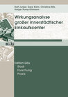 Buchcover Wirkungsanalyse großer innerstädtischer Einkaufscenter