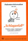 Buchcover Patienten-Information über den Schlaganfall