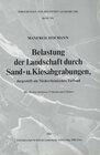 Buchcover Belastung der Landschaft durch Sand- und Kiesabgrabungen dargestellt am Niederrheinischen Tiefland
