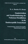 Buchcover Standortrisiken und Standortbedeutung der Nichteisen-Metallhütten in der Bundesrepublik Deutschland