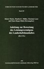 Buchcover Anleitung zur Bewertung des Leistungsvermögens des Landschaftshaushaltes (BA LVL)