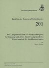 Buchcover Das Langzeitverhalten von Niederschlag und Verdunstung und dessen Auswirkungen auf den Wasserhaushalt des Stechlinseegeb