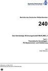 Buchcover Das kleinskalige Strömungsmodell MUKLIMO_3