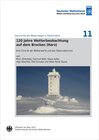 Buchcover 120 Jahre Wetterbeobachtung auf dem Brocken (Harz)