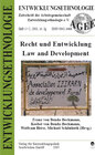 Buchcover Entwicklungsethnologie. Zeitschrift der Arbeitsgemeinschaft Entwicklungsethnologie e.V. / Entwicklungsethnologie: Recht 