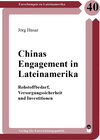 Buchcover Chinas Engagement in Lateinamerika