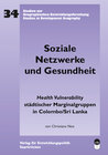 Buchcover Soziale Netzwerke und Gesundheit