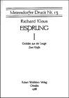 Buchcover Eisprung. Gedichte aus der Lauge / Eisprung I