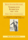 Buchcover Vermischte Schriften - 1942-1974