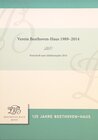 Buchcover Verein Beethoven-Haus 1989-2014