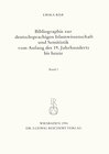 Buchcover Bibliographie deutschsprachiger Islamwissenschaftler und Semitisten vom Anfang des 19. Jahrhunderts bis 1985. Band 3