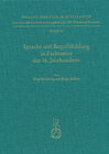 Buchcover Sprache und Begriffsbildung in Fachtexten des 16. Jahrhunderts